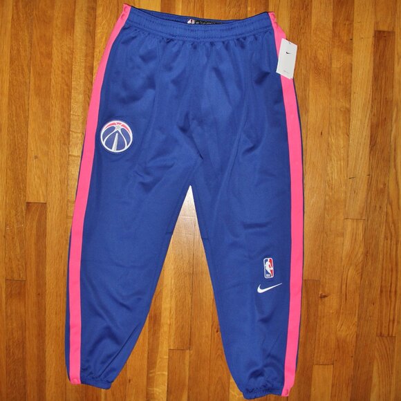 Nike Washington Wizards City Edition Pants NBA Authentics Men XL Blue - Picture 2 of 8
